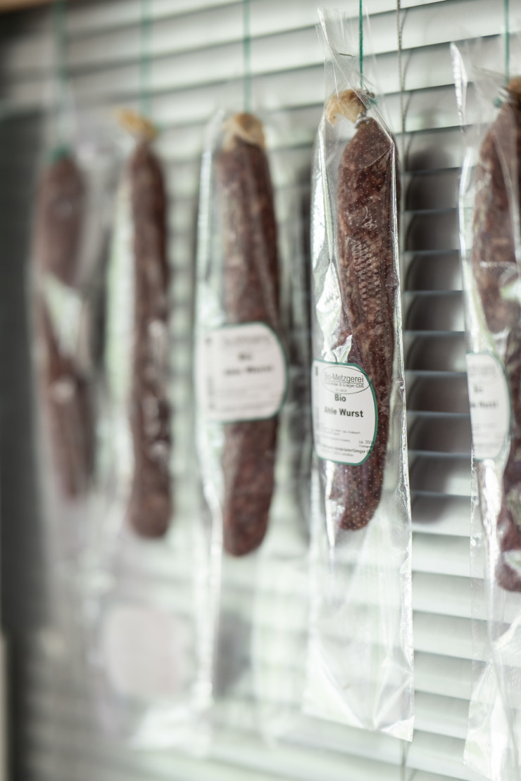 Detailed view of a washing machine in the functional building of the Kassel campsite